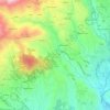 Mappa topografica Cossila San Giovanni, altitudine, rilievo