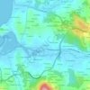 Mappa topografica A Golada, altitudine, rilievo