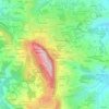 Mappa topografica Monte Andreino, altitudine, rilievo