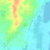 Mappa topografica Ogao, altitudine, rilievo
