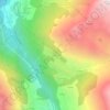 Mappa topografica L'Echaillon, altitudine, rilievo