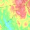 Mappa topografica Starbright Acres, altitudine, rilievo