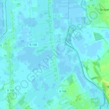 Mappa topografica Ottendorf, altitudine, rilievo