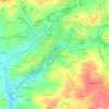 Mappa topografica Croastiben, altitudine, rilievo