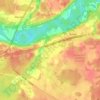 Mappa topografica Indrāni, altitudine, rilievo