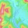 Mappa topografica La Meyrie, altitudine, rilievo