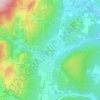 Mappa topografica Domange, altitudine, rilievo