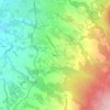 Mappa topografica Belcolle, altitudine, rilievo