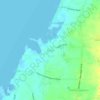 Mappa topografica Kodia, altitudine, rilievo