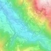 Mappa topografica Planchamp, altitudine, rilievo