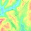 Mappa topografica Lemon, altitudine, rilievo