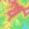 Mappa topografica Sorgente del Lemina, altitudine, rilievo