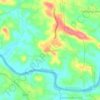 Mappa topografica Aliparamba, altitudine, rilievo