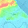 Mappa topografica Bay View, altitudine, rilievo