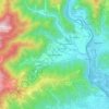 Mappa topografica Alano di Piave, altitudine, rilievo