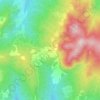 Mappa topografica Miemo, altitudine, rilievo