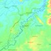 Mappa topografica Bingawan, altitudine, rilievo