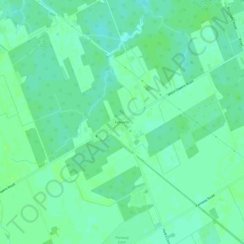 Mappa topografica Edwards, altitudine, rilievo