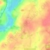 Mappa topografica Gramelow, altitudine, rilievo