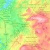 Mappa topografica Houghton-le-Spring, altitudine, rilievo