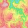 Mappa topografica Ceveyrac, altitudine, rilievo