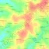 Mappa topografica Le Net, altitudine, rilievo