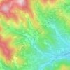 Mappa topografica Jullié, altitudine, rilievo