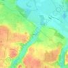 Mappa topografica La Bergeotte, altitudine, rilievo