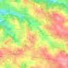 Mappa topografica La Bonélie, altitudine, rilievo