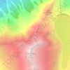 Mappa topografica Vergine, altitudine, rilievo