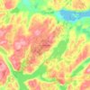 Mappa topografica Снежногорск, altitudine, rilievo