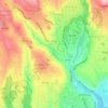 Mappa topografica Il Gorgomoro, altitudine, rilievo