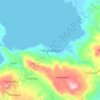 Mappa topografica Margosatubig, altitudine, rilievo