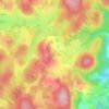 Mappa topografica Montsermage, altitudine, rilievo