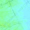 Mappa topografica Cruz, altitudine, rilievo