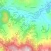 Mappa topografica Zerbeto, altitudine, rilievo