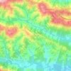 Mappa topografica Treciminiere, altitudine, rilievo