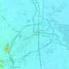 Mappa topografica Ratchaburi, altitudine, rilievo