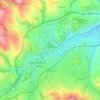 Mappa topografica Les Carmelites, altitudine, rilievo