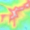 Mappa topografica Chacaltaya, altitudine, rilievo