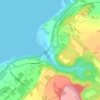 Mappa topografica Rivière-Trois-Pistoles, altitudine, rilievo