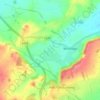 Mappa topografica Meare Green, altitudine, rilievo