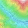 Mappa topografica Villards, altitudine, rilievo