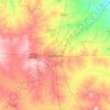 Mappa topografica Vijayapura, altitudine, rilievo