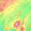 Mappa topografica La Chercotte, altitudine, rilievo