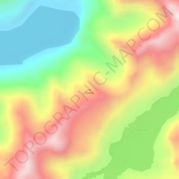 Mappa topografica Saqsa, altitudine, rilievo