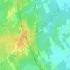 Mappa topografica Groveton, altitudine, rilievo