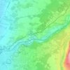 Mappa topografica Crêt, altitudine, rilievo