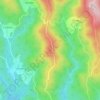 Mappa topografica Paredes, altitudine, rilievo