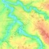 Mappa topografica La Daunière, altitudine, rilievo
